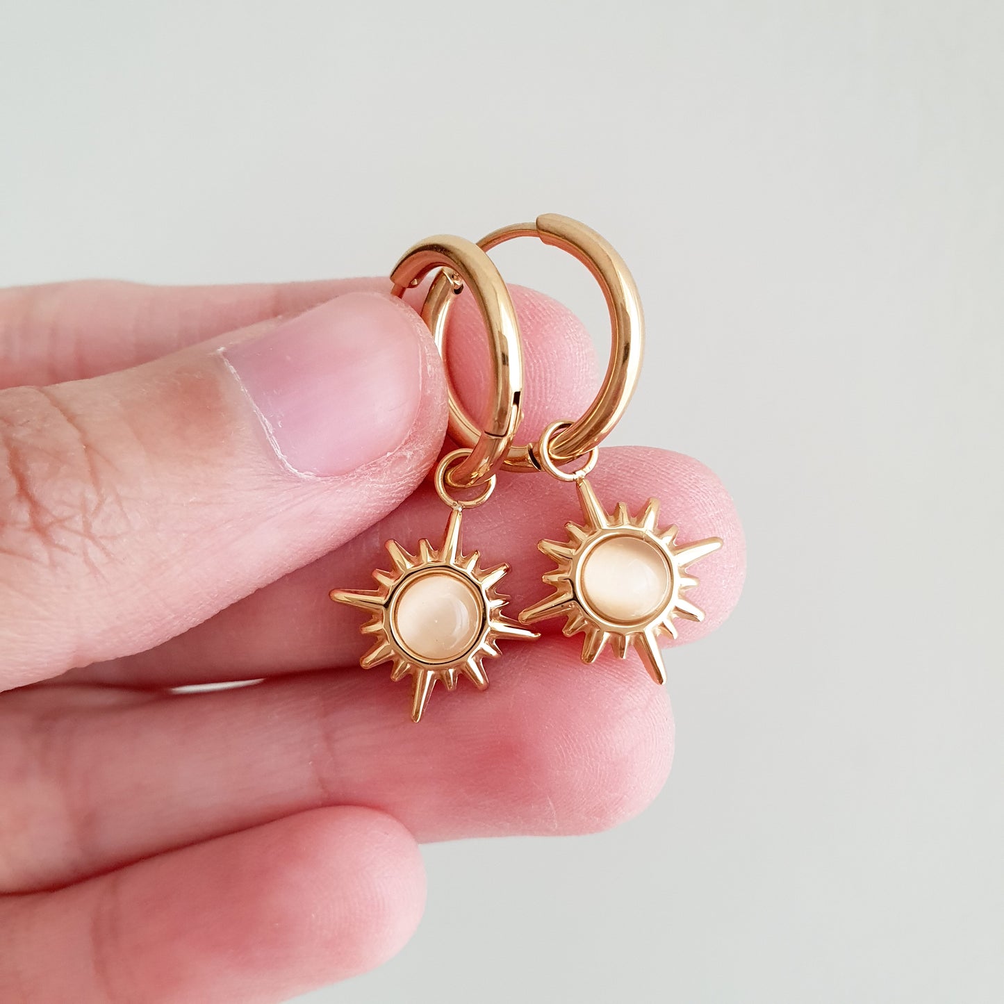 Aretes Sole (blancos)