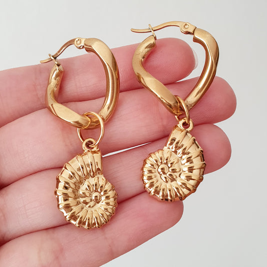 Aretes Caracola