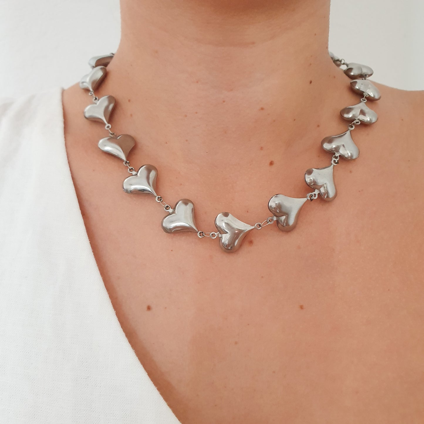 Collar Cora (plateado)
