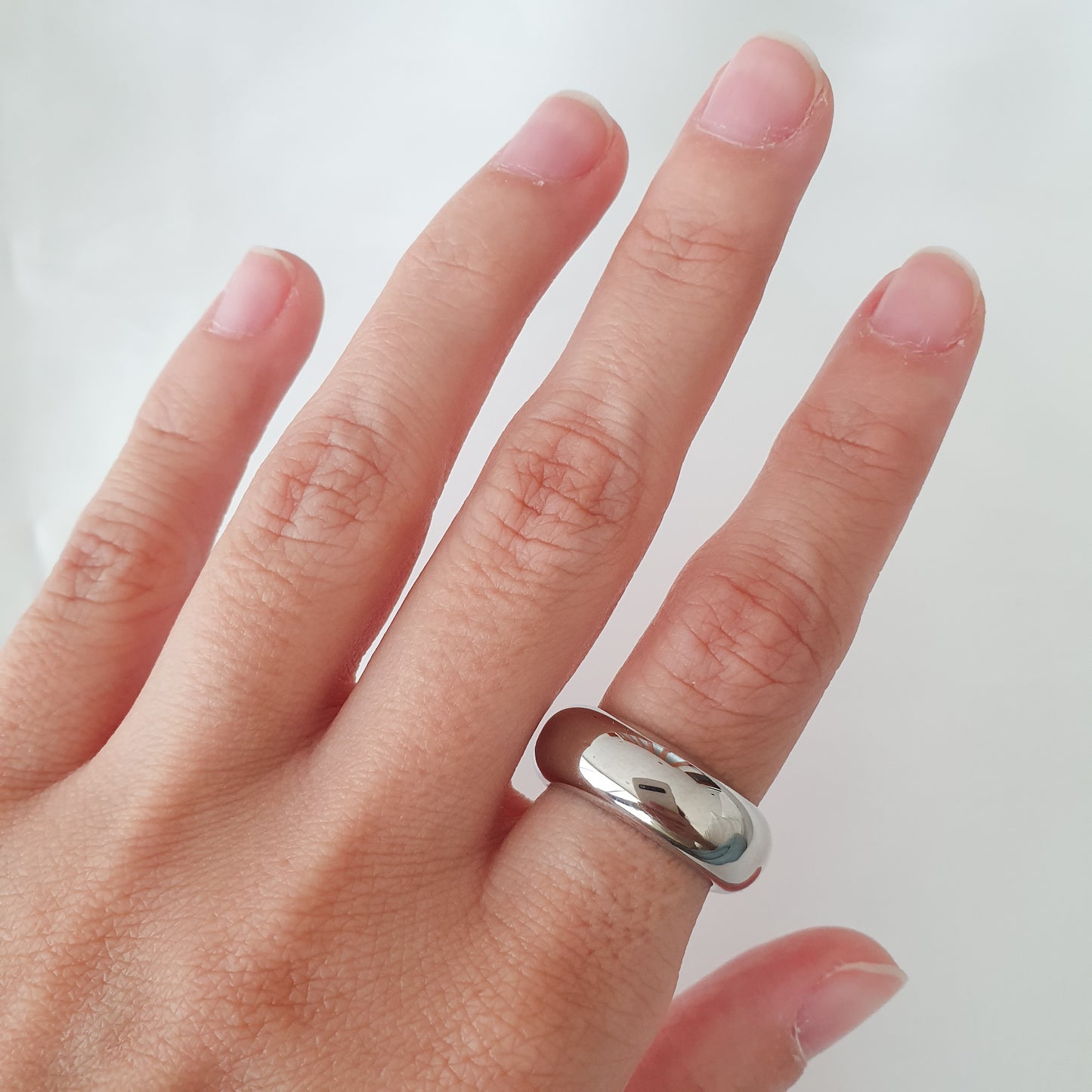 Anillo Greta plateado (Tallas 6, 7 y 8)