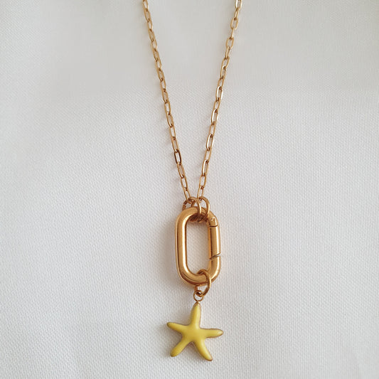 Charm Estrella de mar amarilla