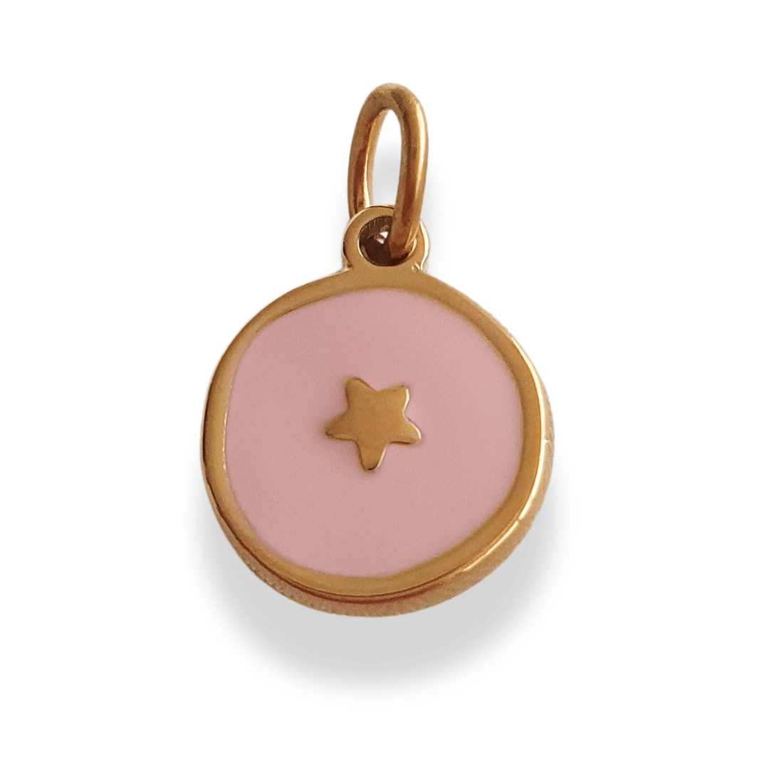 Charm Estrella rosa