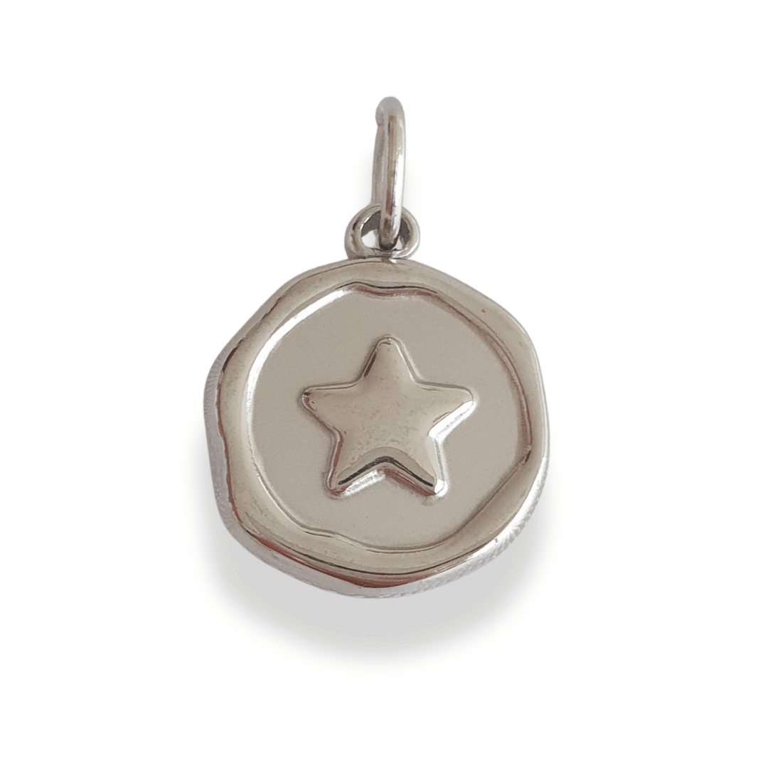 Charm Star (plateado)