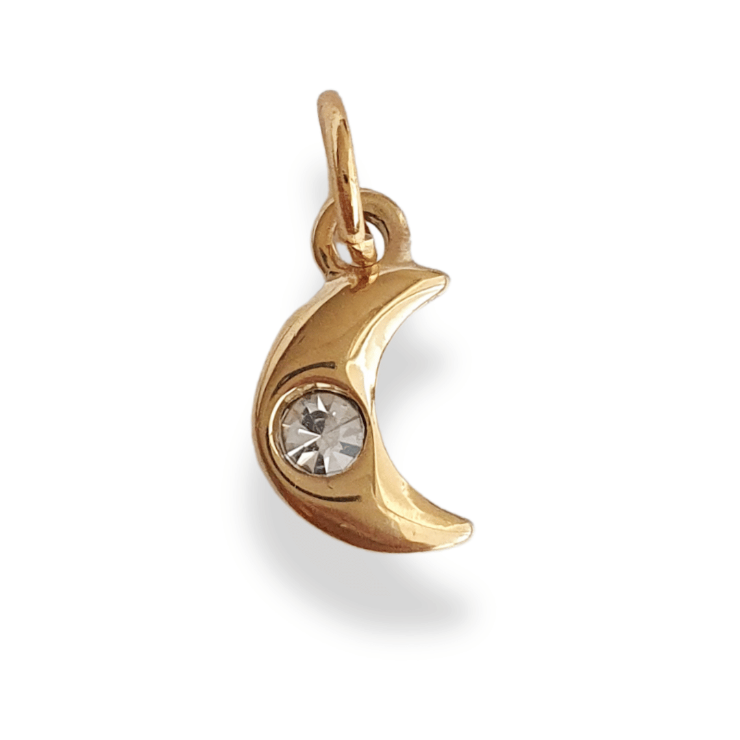 Charm Luna con Brillo