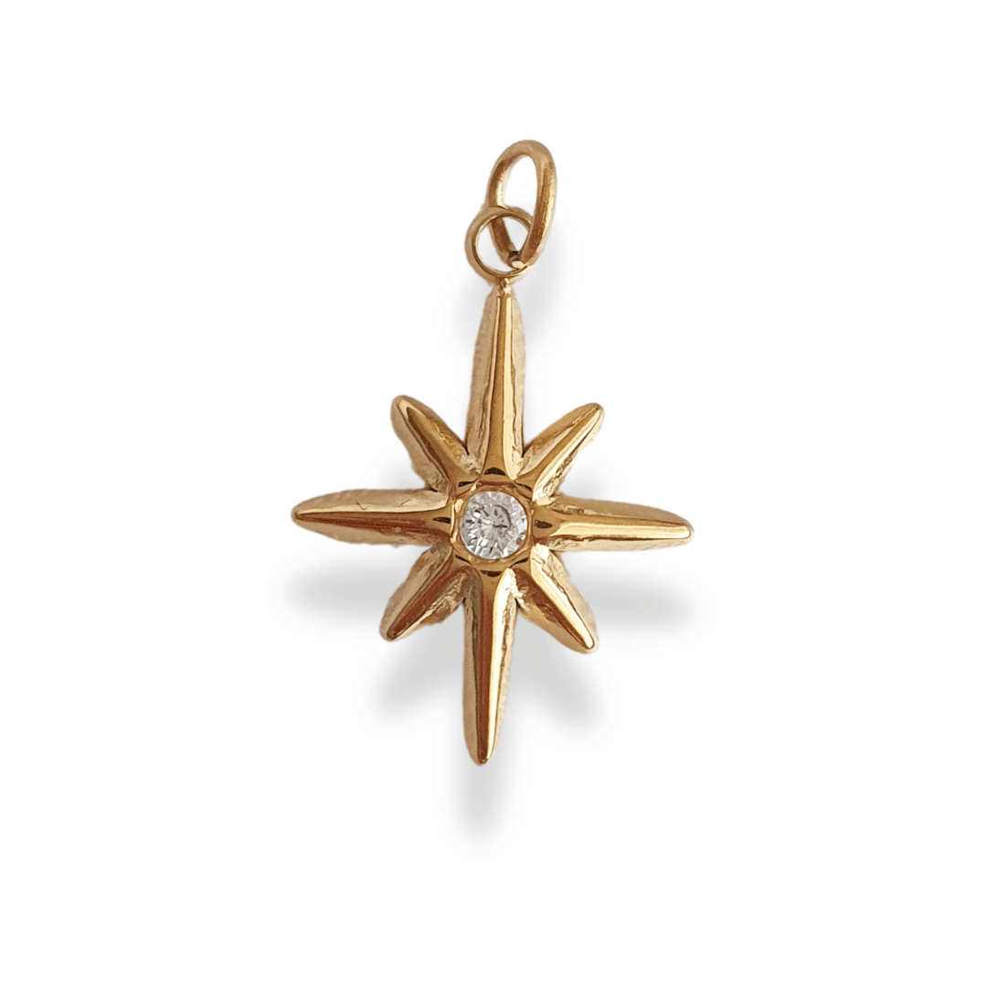 Charm Estrella con Brillo