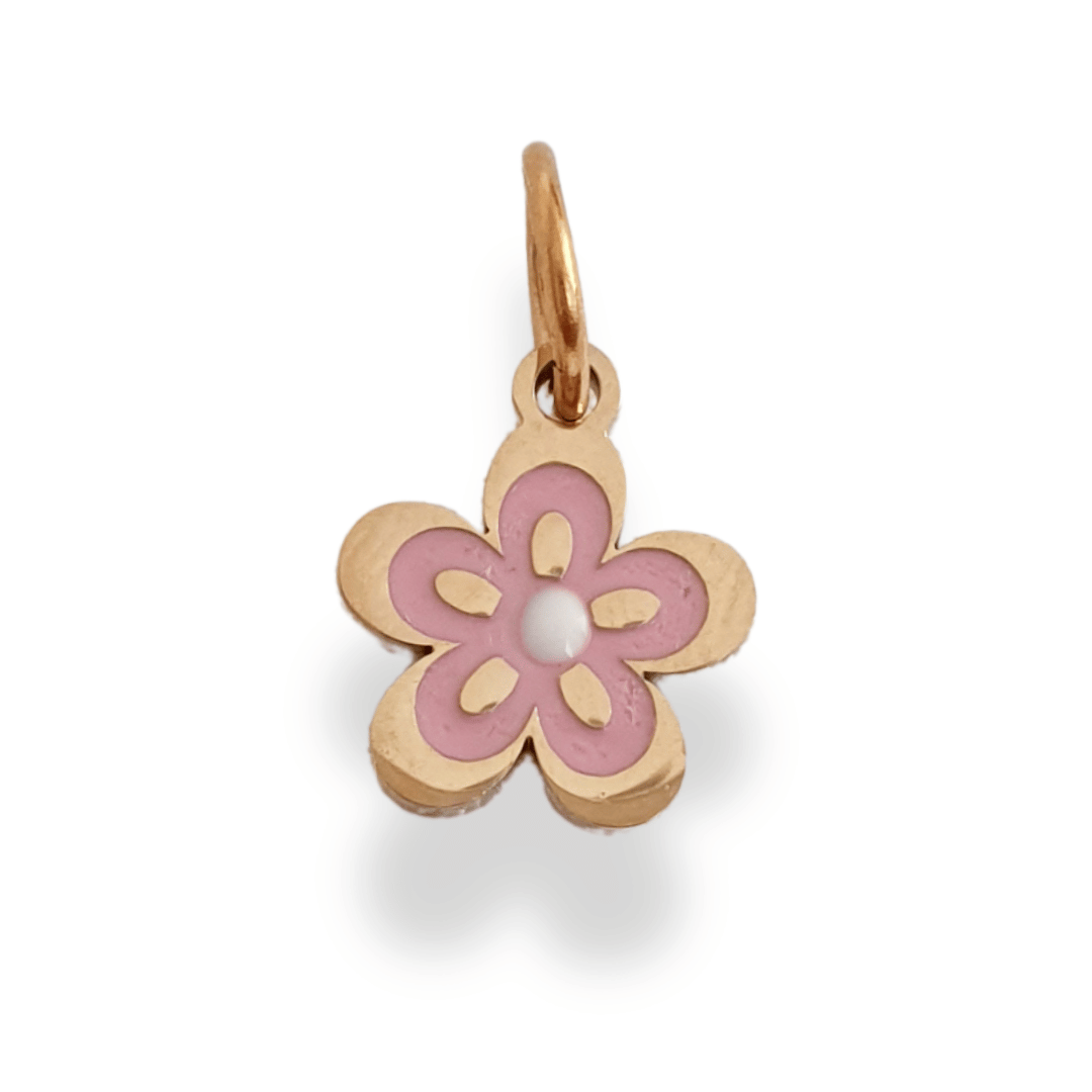 Charm Flor rosa