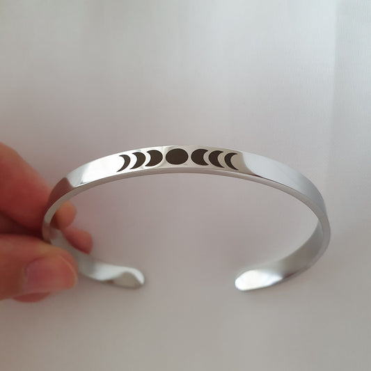 Brazalete Luna (plateado)