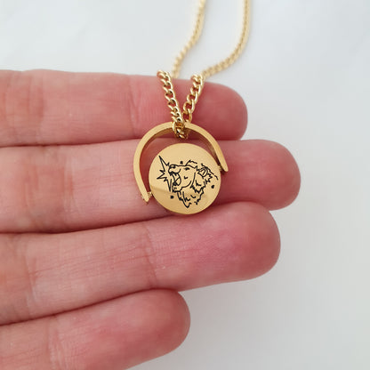 Collar Zodiaco Glam (Liquidación, solo quedan Acuario, Aries, Géminis, Cáncer y Leo disponibles)