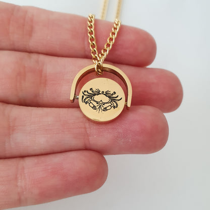 Collar Zodiaco Glam (Liquidación, solo quedan Acuario, Aries, Géminis, Cáncer y Leo disponibles)