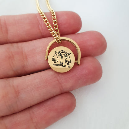 Collar Zodiaco Glam (Liquidación, solo quedan Acuario, Aries, Géminis, Cáncer y Leo disponibles)
