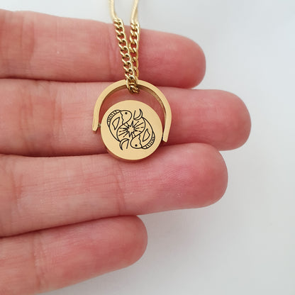 Collar Zodiaco Glam (Liquidación, solo quedan Acuario, Aries, Géminis, Cáncer y Leo disponibles)