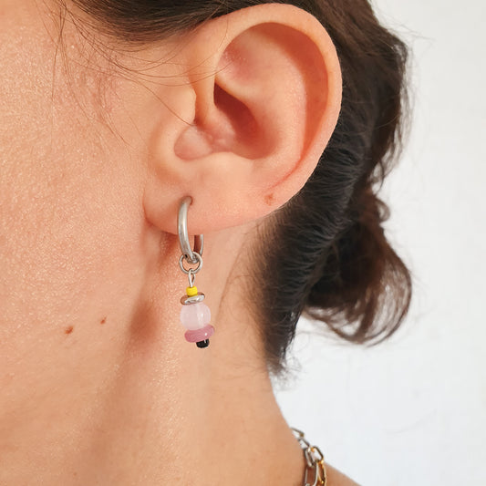 Aretes Balbina (plateados)