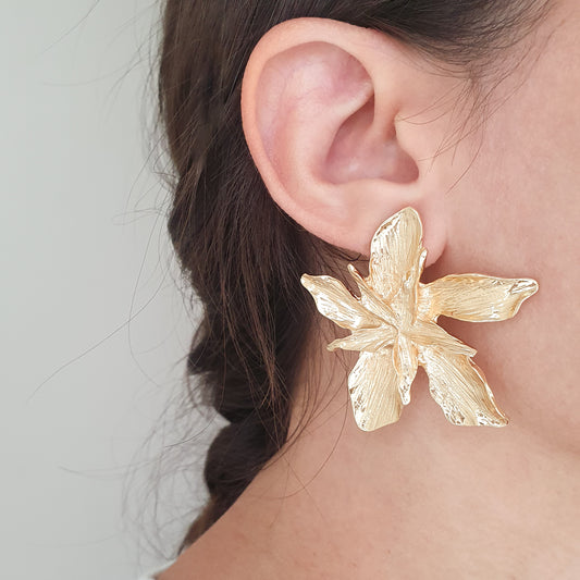 Aretes Helena (dorados)