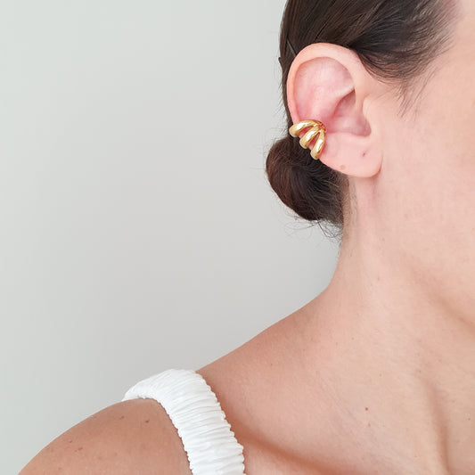 Ear cuff Loreto (dorado)