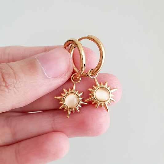 Aretes Sole (blancos)