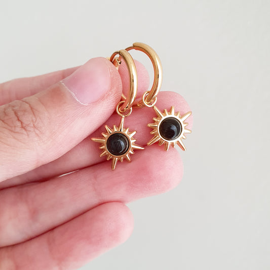 Aretes Sole (negros)