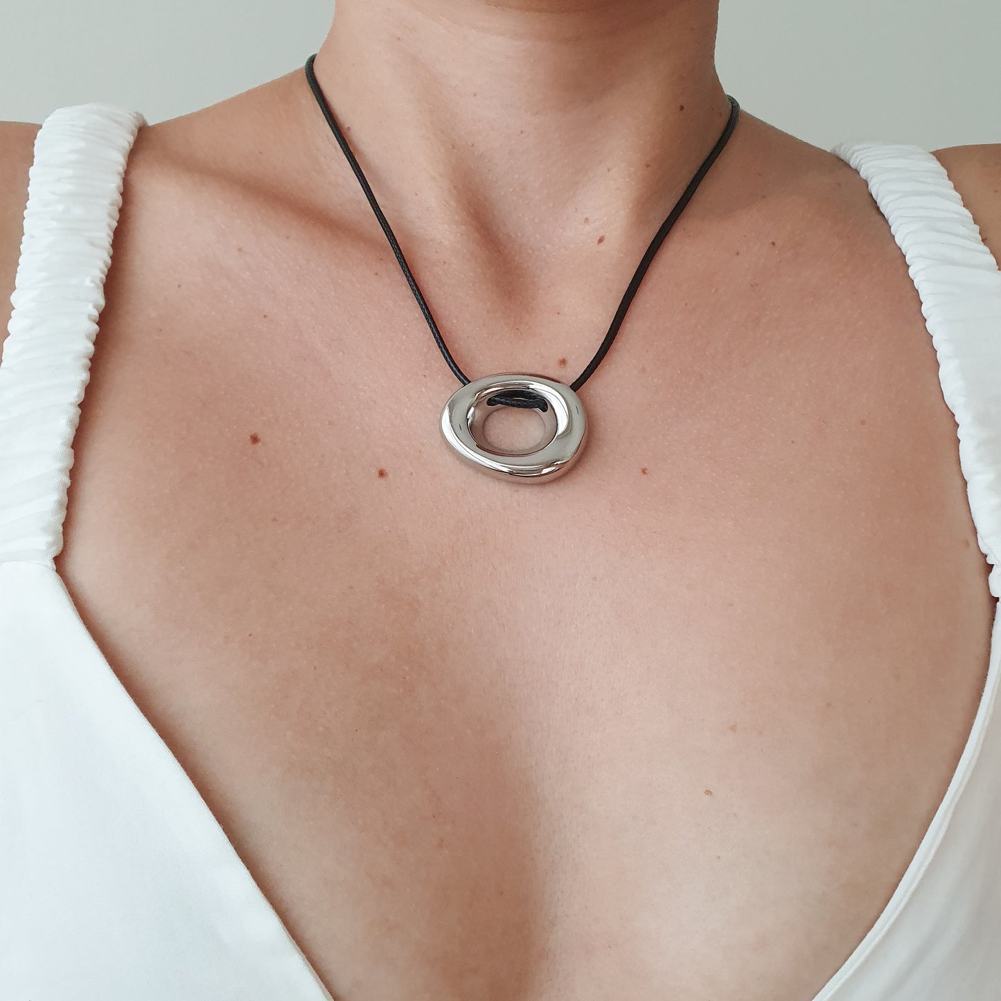 Collar Amanda (plateado)