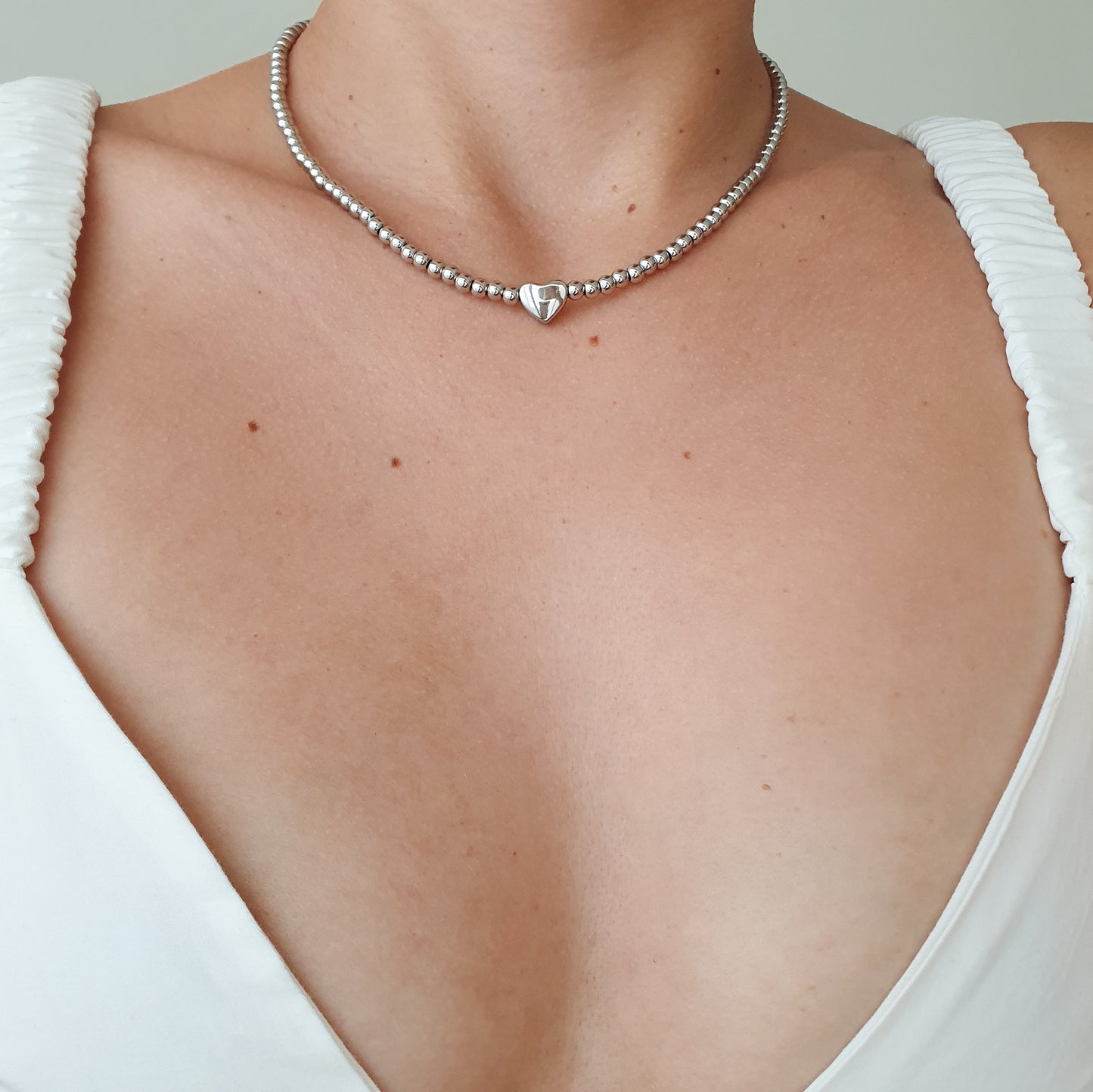 Collar Olivia (plateado)