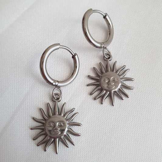 Aretes Resplandor (plateados)