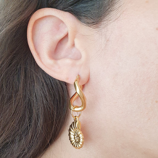 Aretes Caracola