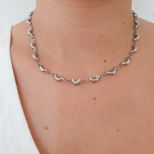 Collar Luneria (plateado)