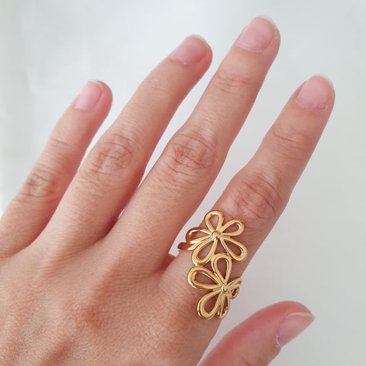 Anillo Petunia (ajustable)
