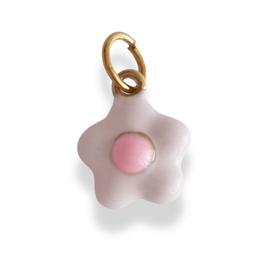 Charm Flor Bubble rosa