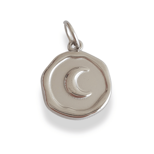 Charm Luni (plateado)