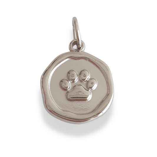 Charm Huellita (plateado)