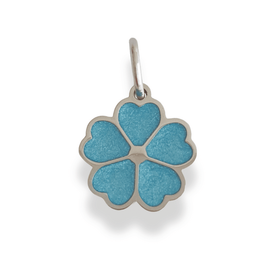 Charm Flower (plateado)