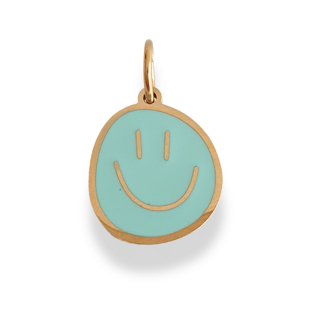 Charm Carita Feliz aqua