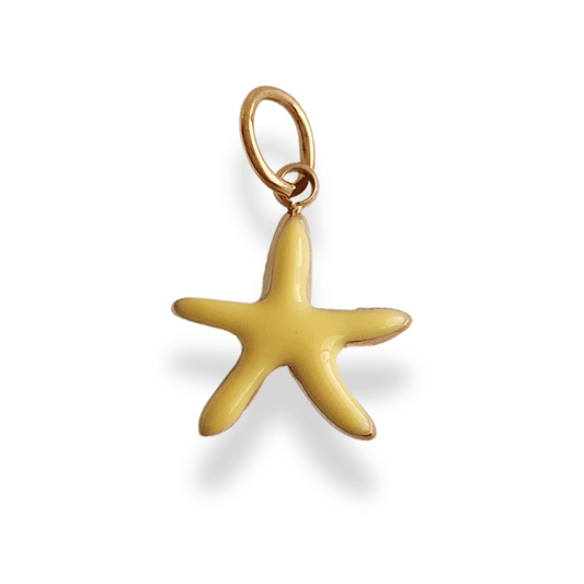 Charm Estrella de mar amarilla