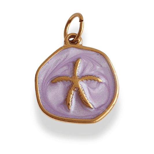 Charm Estrella de Mar fondo morado