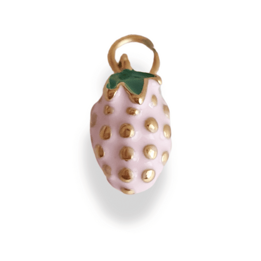 Charm Fresa rosa 3D