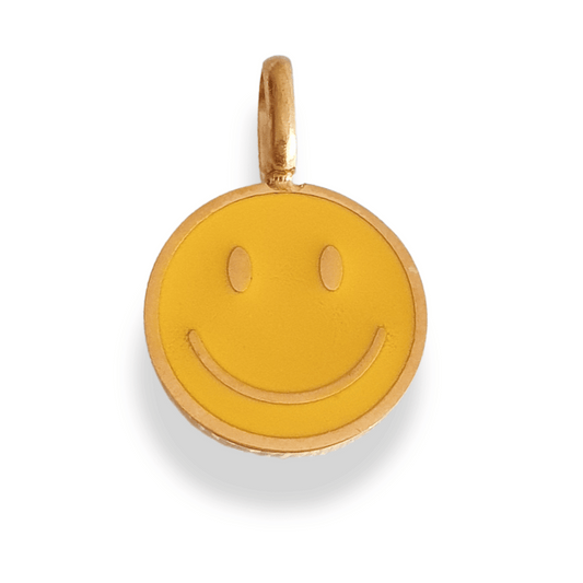 Charm Carita Feliz amarilla