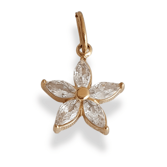 Charm Flor de Zirconias