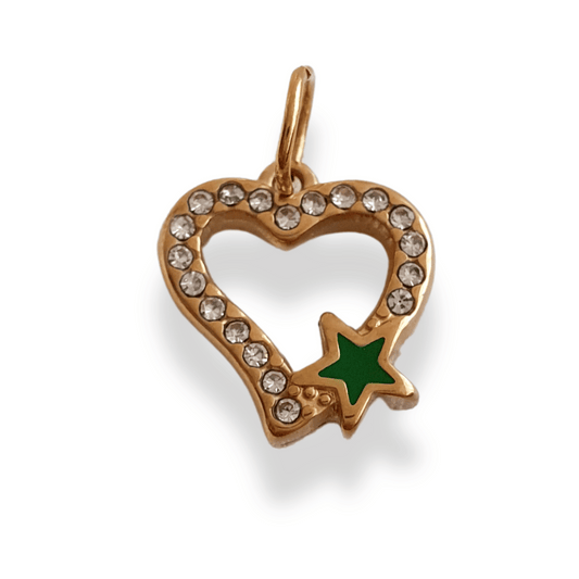 Charm Corazón con estrella
