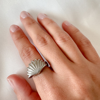 Anillo Concha (plateado) tallas 6 y 7