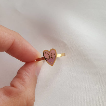 Anillo Signo Zodiacal (ajustable)