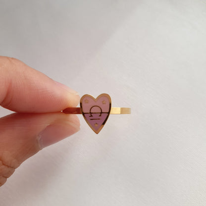 Anillo Signo Zodiacal (ajustable)