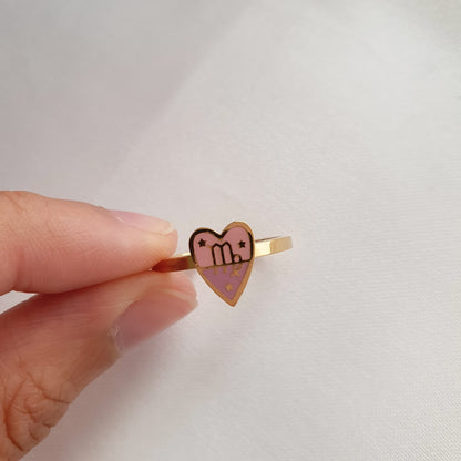 Anillo Signo Zodiacal (ajustable)